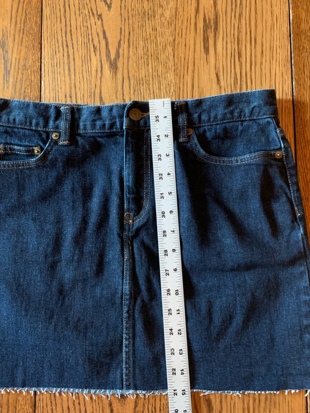 Ralph Lauren Denim Mini Skirt - Picture 5 of 6